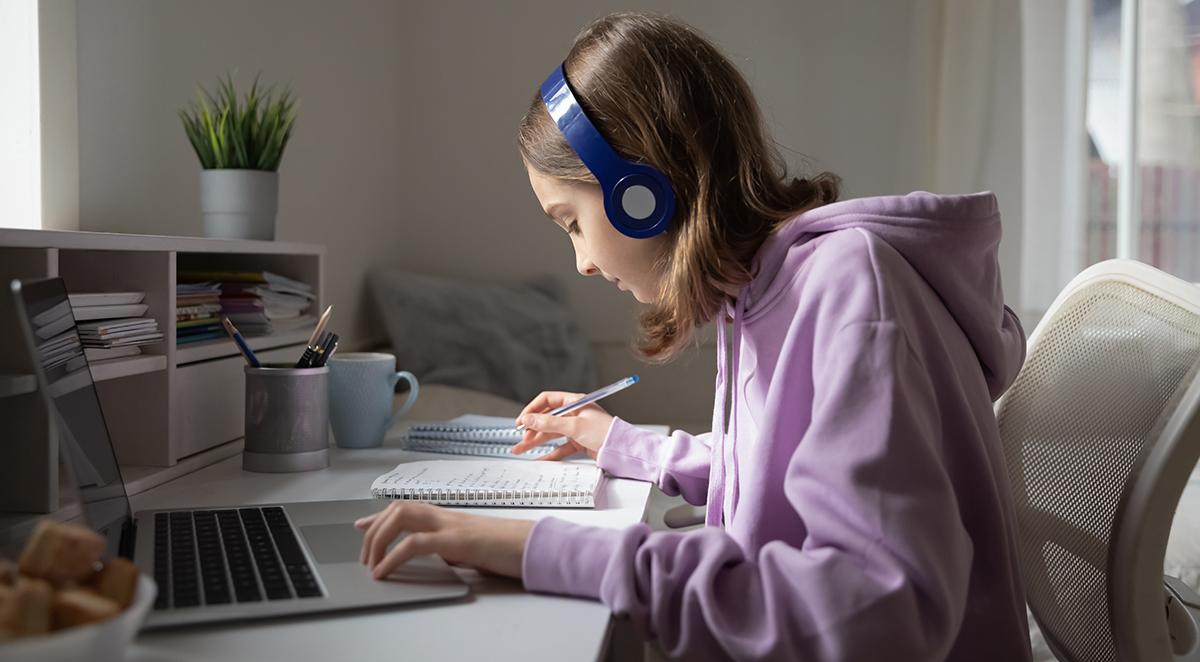 how to create an effective learning space at home for online students