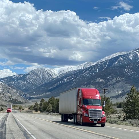 truck-in-mountains image US-421 corridor service