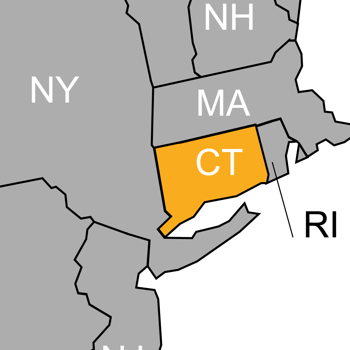 Connecticut Map