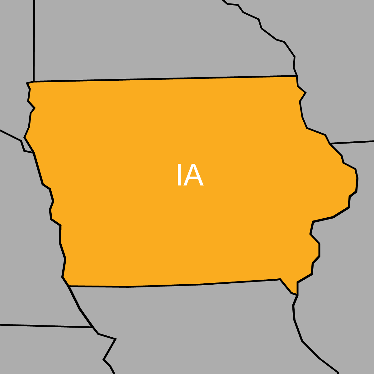 Iowa Map