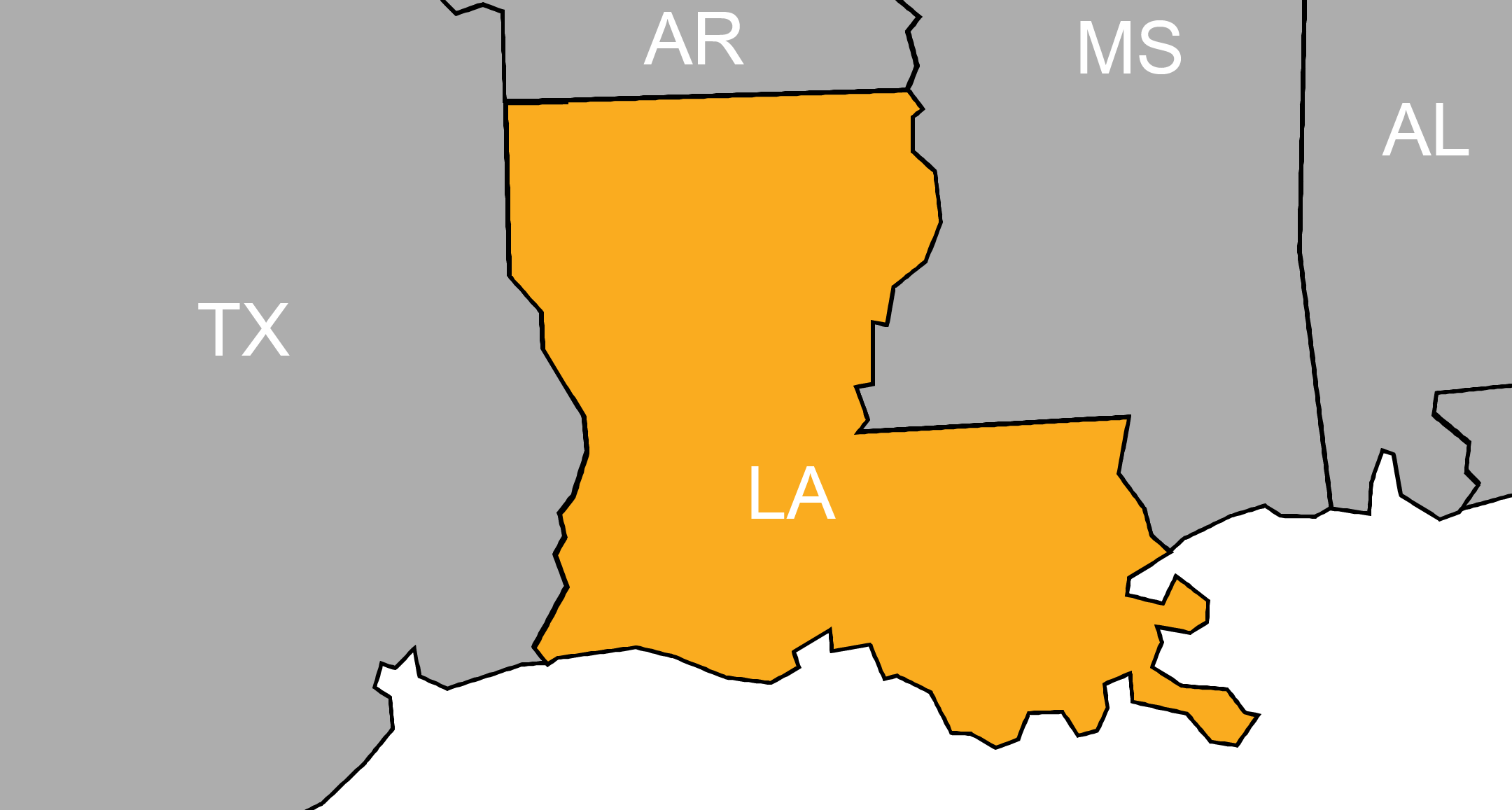 Louisiana Map