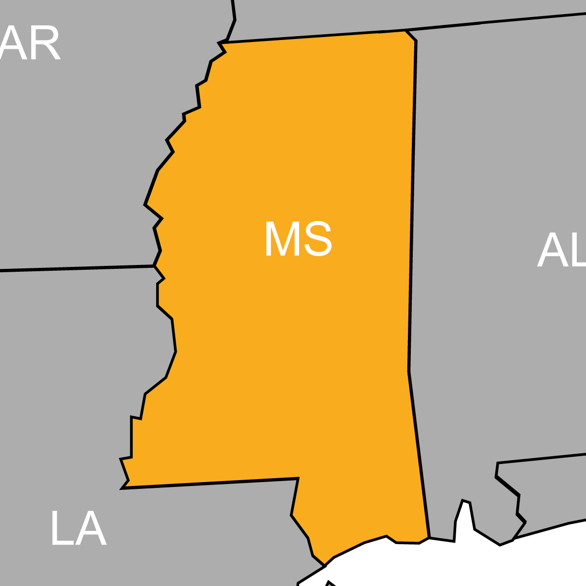 Mississippi Map