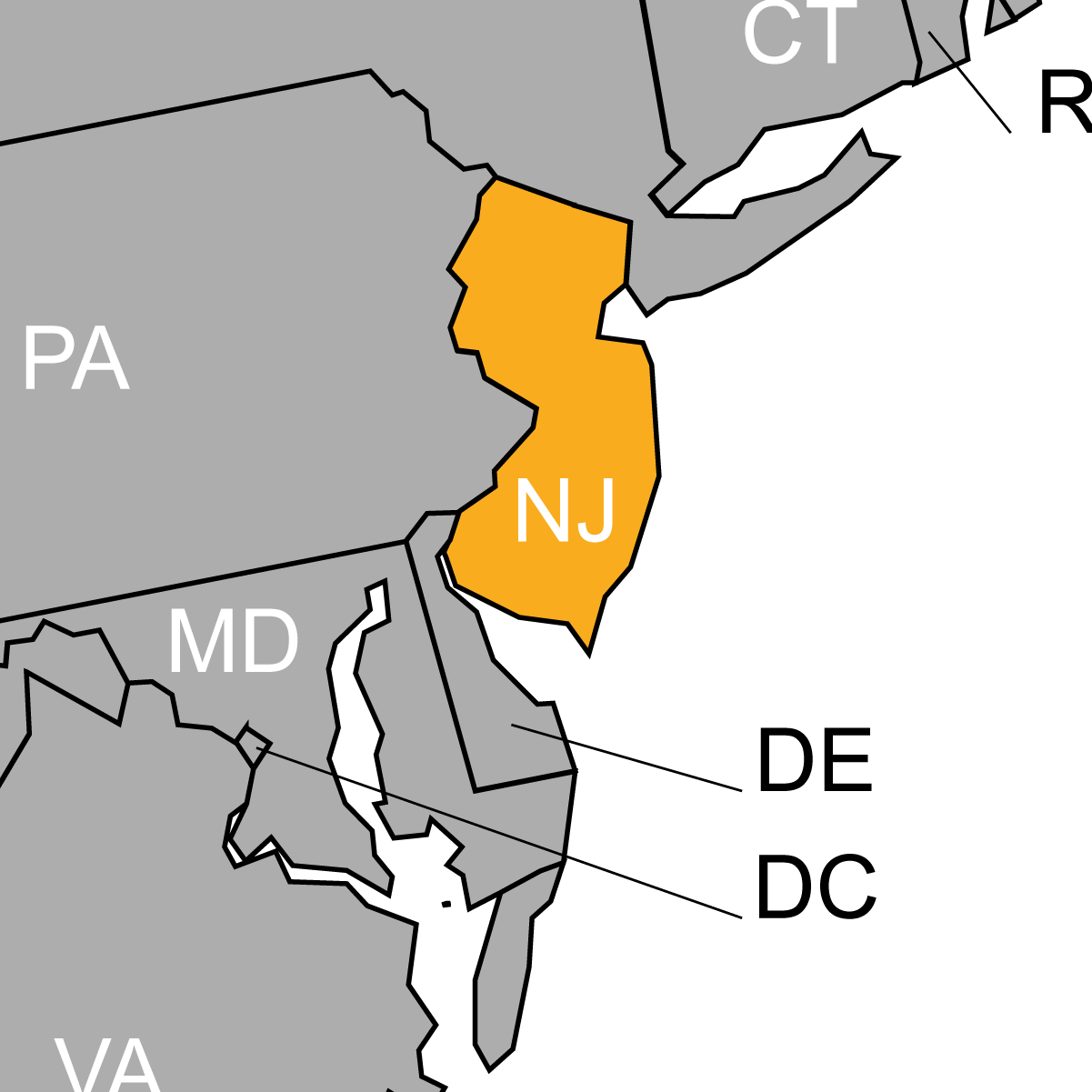 New Jersey Map