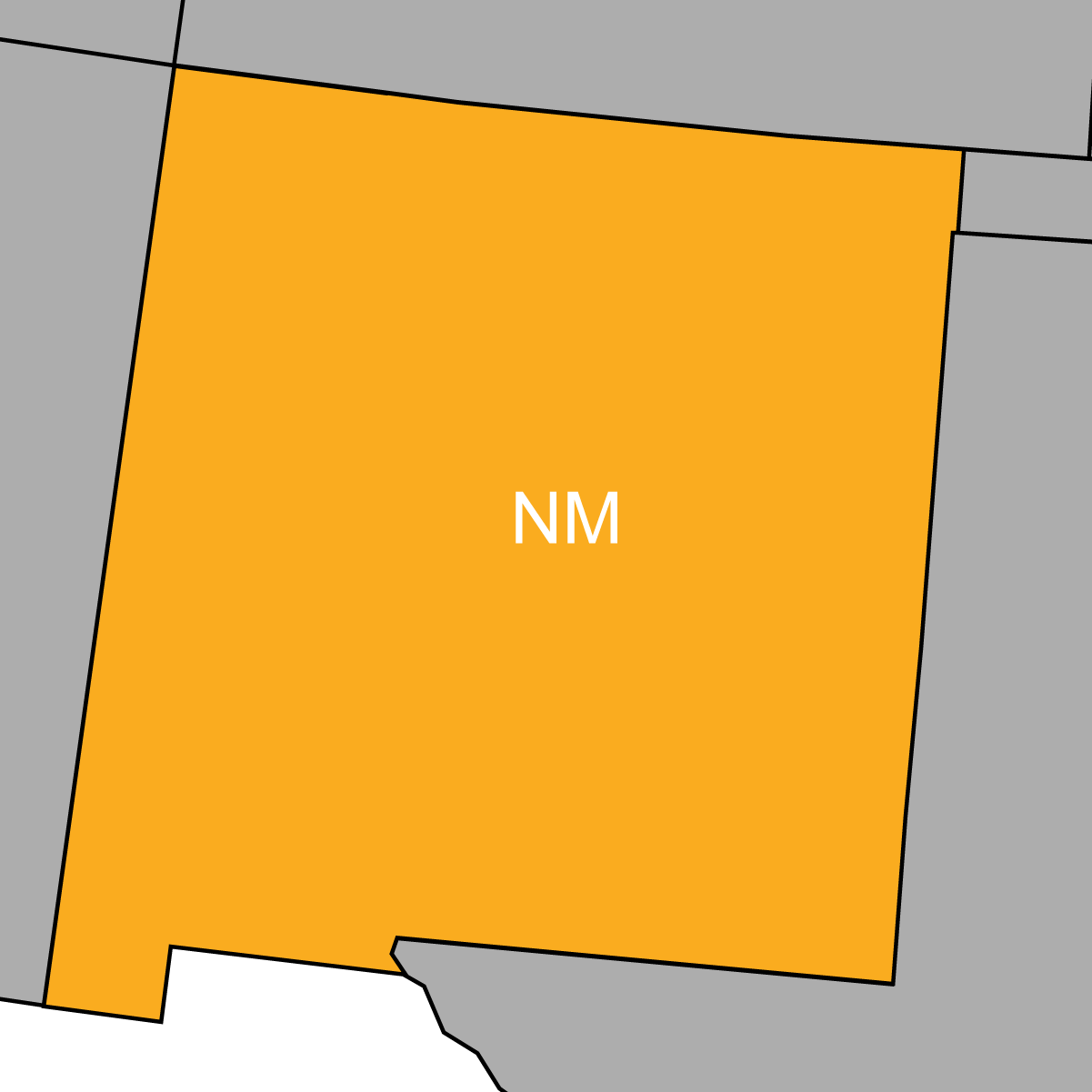 New Mexico Map