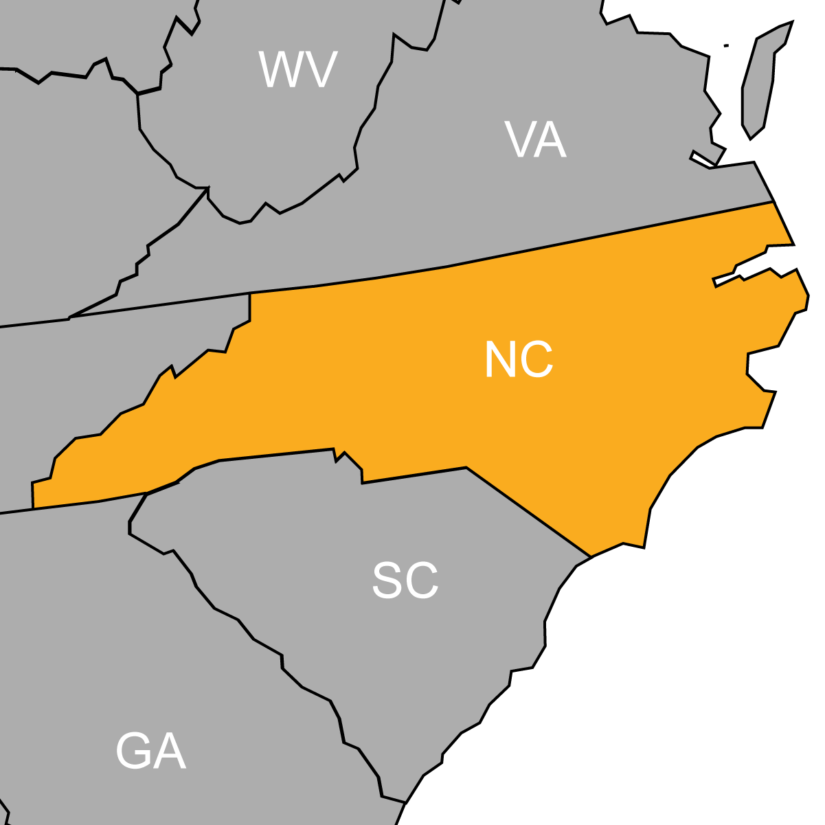 North Carolina Map