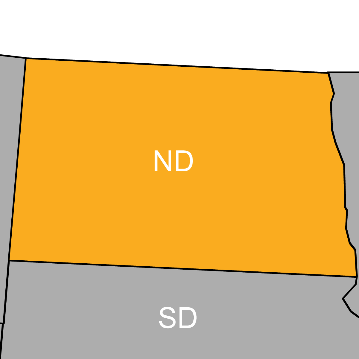 North Dakota Map