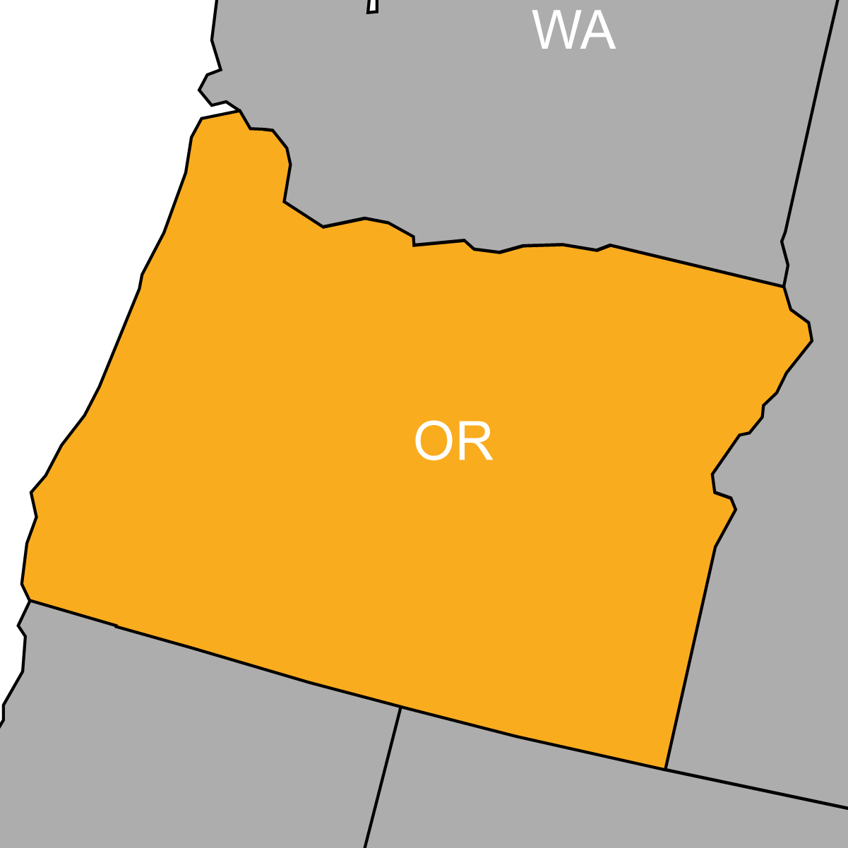 Oregon Map