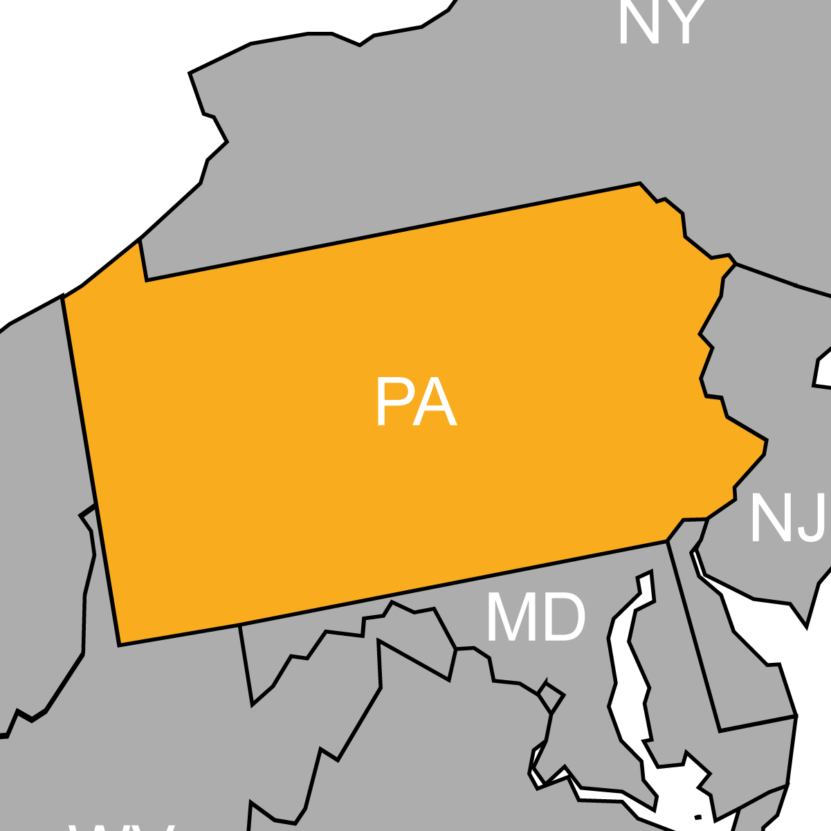 Pennsylvania Map