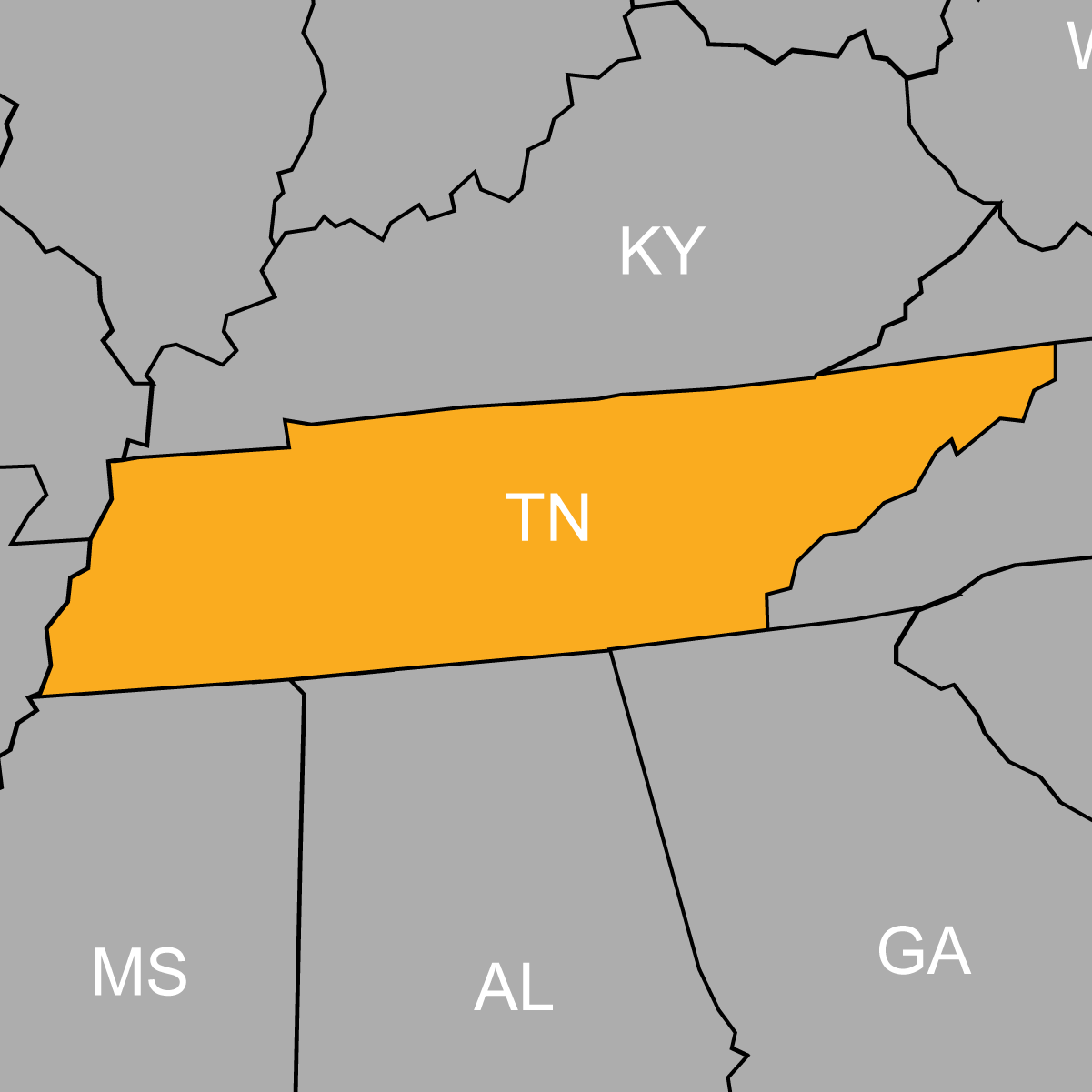 Tennessee Map