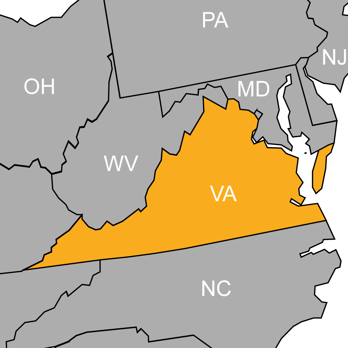 Virginia Map