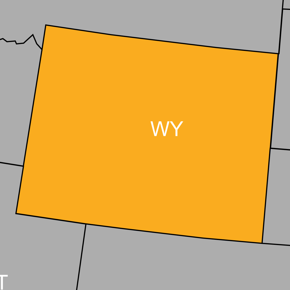 Wyoming Map