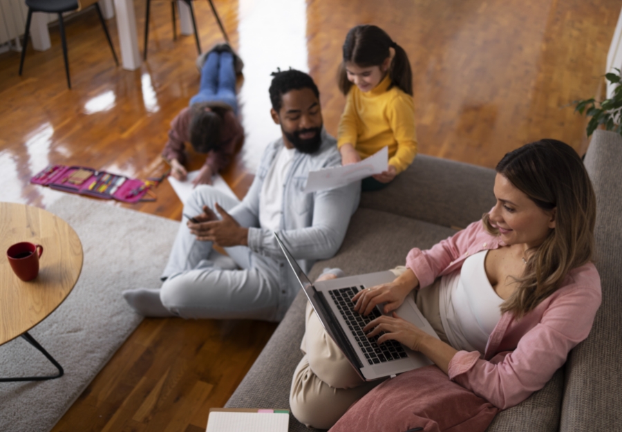 Adults learning together